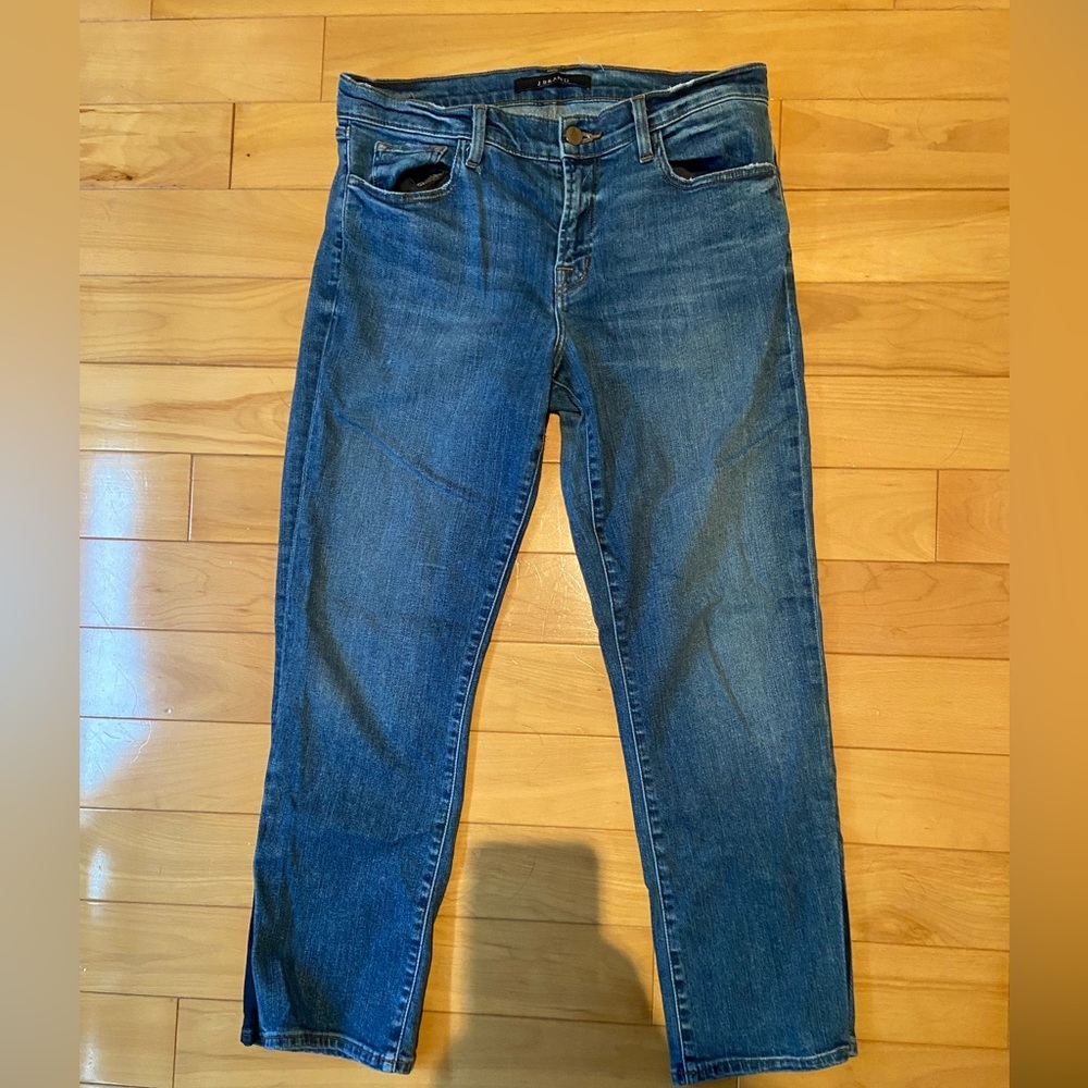 J Brand Selena mid-rise crop boot cut. Size 30.
